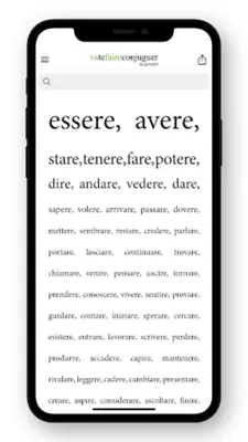 Italian conjugation android App screenshot 9