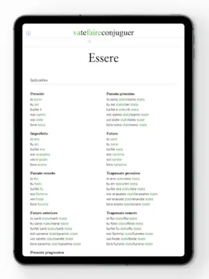 Italian conjugation android App screenshot 3