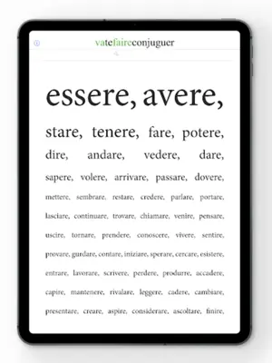 Italian conjugation android App screenshot 4